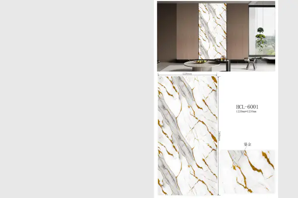  Hisea Marble Design Hot Stamping Folie